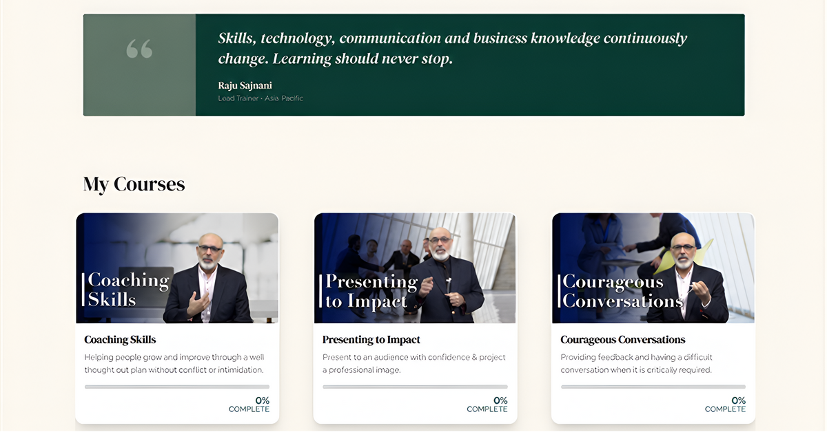 EHP online learning platform